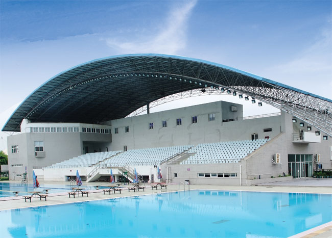 深州游泳馆网架